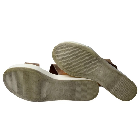 Steve Madden Rachel Women’s Metallic Leather Platform Sandals - Picture 7 of 10